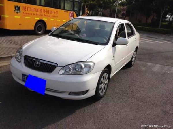 曲靖丰田花冠2004年上牌二手车报价_多少钱,2004年上牌的丰田花冠出售