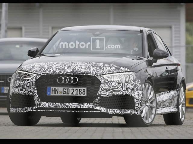 奥迪RS 3 三厢版谍照 剑指CLA 45 AMG